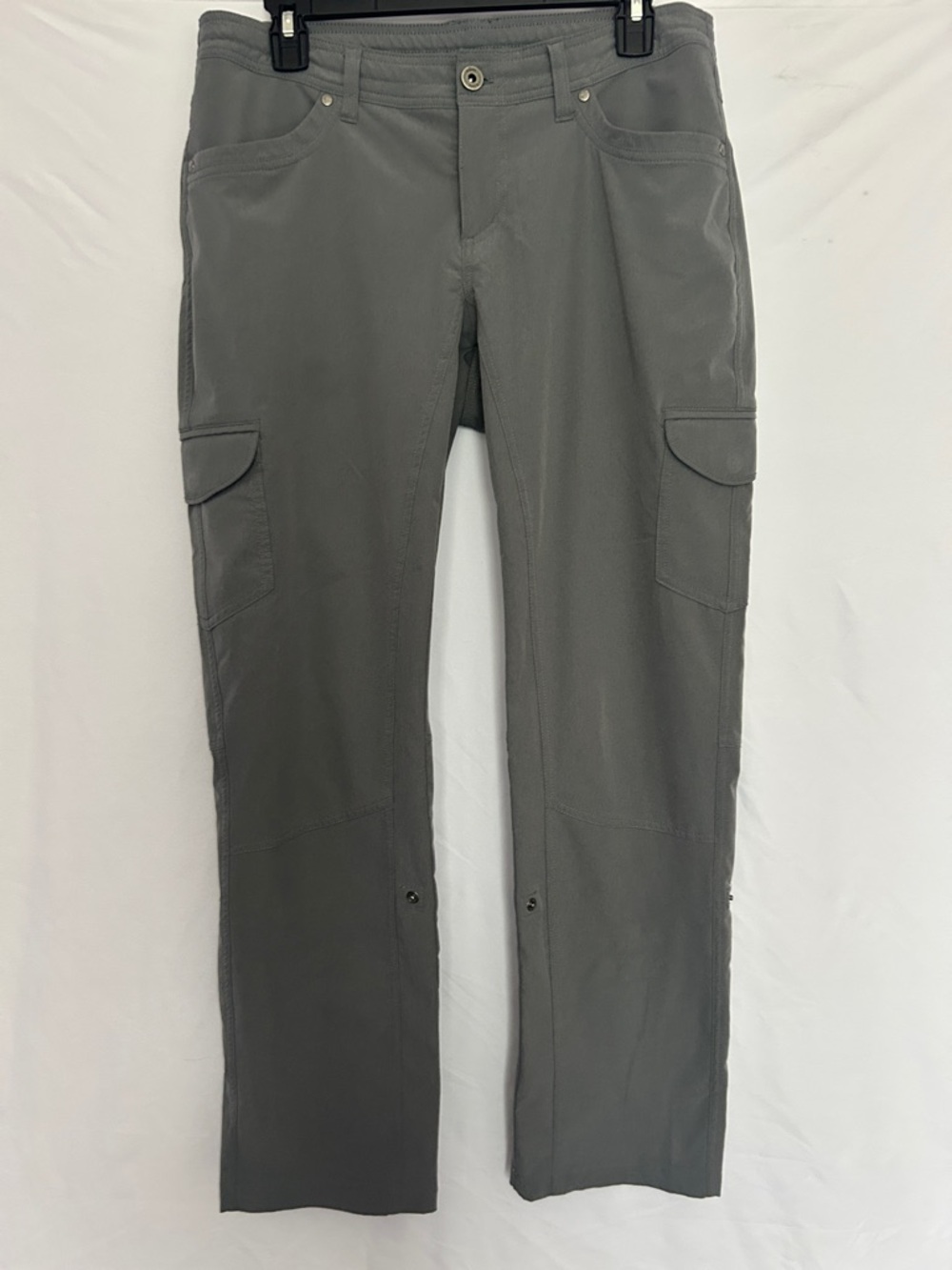 Kuhl Women’s Gray Roll Up Hiking Pants. Quick drying Size 10 Short